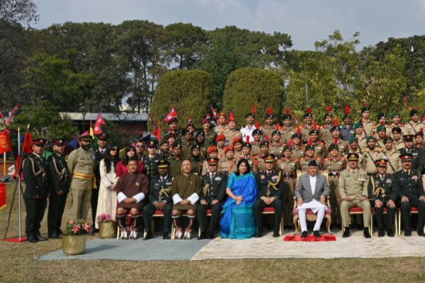 युवाहरूमा देशभक्ति र नेतृत्वजस्ता गुणहरू विकास हुनु सकारात्मक : राष्ट्रपति पौडेल